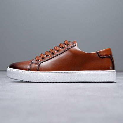 Faded Brown Retro Skate Shoes – Casual Everyday Style for Men - Fashlot