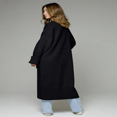 Pocketed Open Front Dropped Shoulder Cardigan for Women - Fashlot