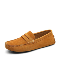 Light Brown Lightweight Casual High-Quality Men's Loafers - Fashlot