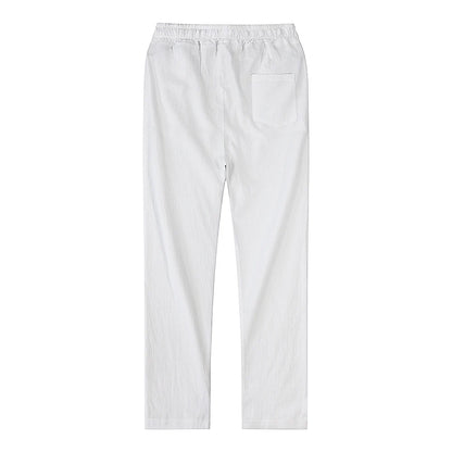 Men's Linen Drawstring Pants - Fashlot
