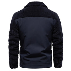 Men’s Autumn Winter Sherpa Fleece Jacket – Warm, Stylish & Comfortable - Fashlot