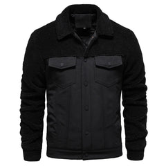 Men’s Autumn Winter Sherpa Fleece Jacket – Warm, Stylish & Comfortable - Fashlot