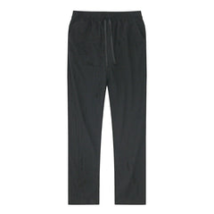 Black Men's Linen Drawstring Pants - Fashlot