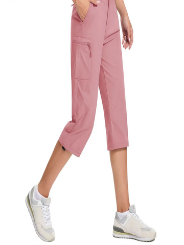 Women’s Quick-Dry Capri Hiking Shorts – Lightweight, Athletic, and Ready for the Outdoors - Fashlot