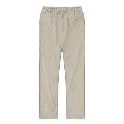 Men's Linen Drawstring Pants - Fashlot