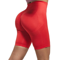 Women High Waisted Fitness Yoga Sports Gym Seamless Push Up Butt Summer Workout Shorts - Fashlot
