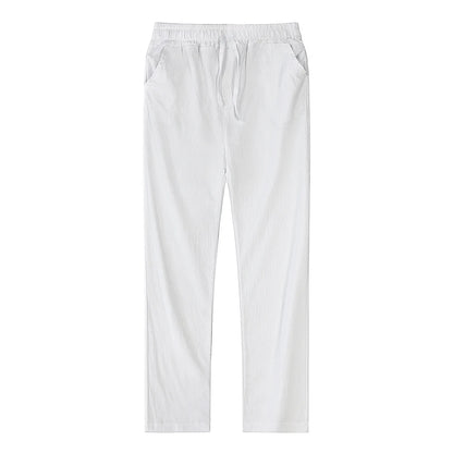 Men's Linen Drawstring Pants - Fashlot