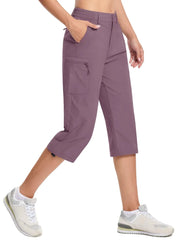 Women’s Quick-Dry Capri Hiking Shorts – Lightweight, Athletic, and Ready for the Outdoors - Fashlot