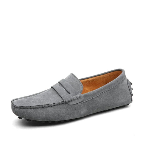 Gray Lightweight Casual High-Quality Men's Loafers - Fashlot