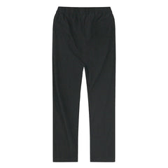 back view of Black Men's Linen Drawstring Pants - Fashlot