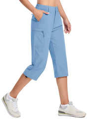 Women’s Quick-Dry Capri Hiking Shorts – Lightweight, Athletic, and Ready for the Outdoors - Fashlot
