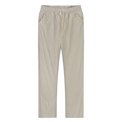 Men's Linen Drawstring Pants - Fashlot