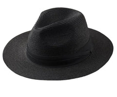 Summer Plus Size Panama Straw Hat – Classic Wide Brim Sun Protection - Fashlot