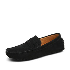 Lightweight Black Casual High-Quality Men's Loafers - Fashlot