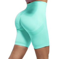 Women High Waisted Fitness Yoga Sports Gym Seamless Push Up Butt Summer Workout Shorts - Fashlot