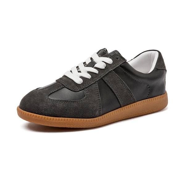 Women’s Genuine Leather Lace-Up Shoes – Durable, Comfortable, Casual - Fashlot