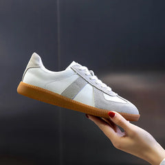 Women’s Genuine Leather Lace-Up Shoes – Durable, Comfortable, Casual - Fashlot