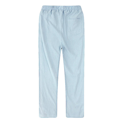 Men's Linen Drawstring Pants - Fashlot