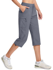 Women’s Quick-Dry Capri Hiking Shorts – Lightweight, Athletic, and Ready for the Outdoors - Fashlot