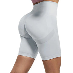 Women High Waisted Fitness Yoga Sports Gym Seamless Push Up Butt Summer Workout Shorts - Fashlot