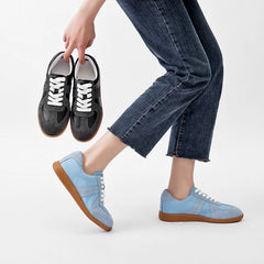 Women’s Genuine Leather Lace-Up Shoes – Durable, Comfortable, Casual - Fashlot
