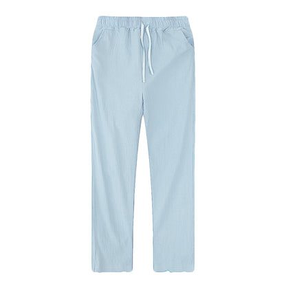 Men's Linen Drawstring Pants - Fashlot