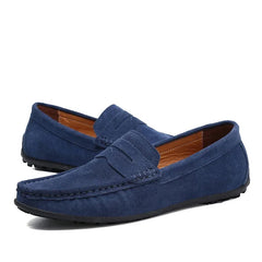 Blue Side Lightweight Casual High-Quality Men's Loafers - Fashlot
