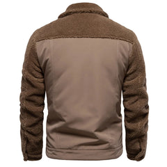 Men’s Autumn Winter Sherpa Fleece Jacket – Warm, Stylish & Comfortable - Fashlot