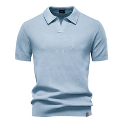 Light blue polo shirt on a white background - Fashlot