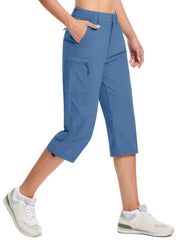 Women’s Quick-Dry Capri Hiking Shorts – Lightweight, Athletic, and Ready for the Outdoors - Fashlot