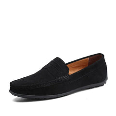 Black Lightweight Casual High-Quality Men's Loafers - Fashlot