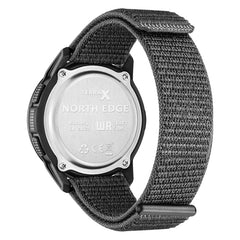Black watch with textured band on a white background - Fashlot