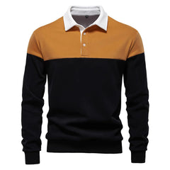 Men’s Premium Design Color Block Sweatshirt – Business, Casual, Comfort - Fashlot