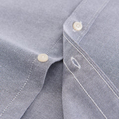 Men’s Oxford Long Sleeve Shirt – Casual Button-Down, Embroidered, Workwear Style - Fashlot