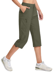 Women’s Quick-Dry Capri Hiking Shorts – Lightweight, Athletic, and Ready for the Outdoors - Fashlot