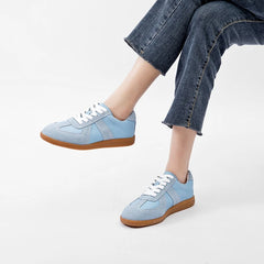 Women’s Genuine Leather Lace-Up Shoes – Durable, Comfortable, Casual - Fashlot