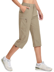 Women’s Quick-Dry Capri Hiking Shorts – Lightweight, Athletic, and Ready for the Outdoors - Fashlot