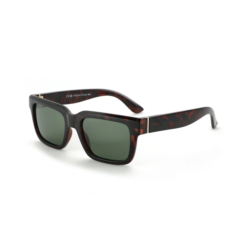 Tortoise Sunglasses with dark lenses on a white background - Fashlot