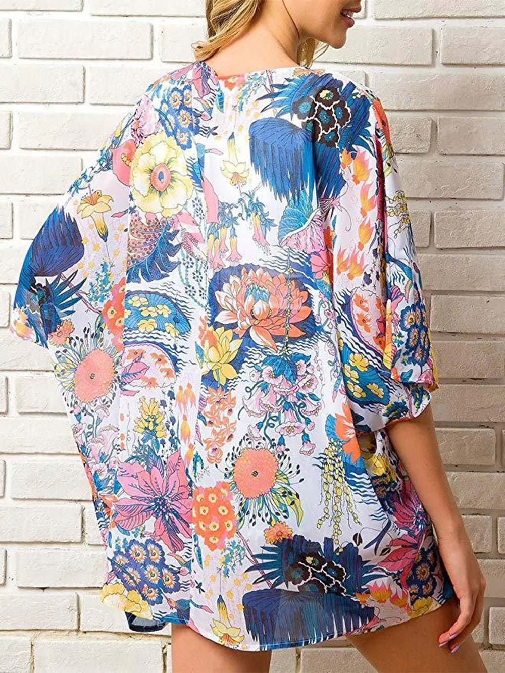 Open Front Half Sleeve Cover-Up – Light, Breezy & Beach-Day Ready - Fashlot