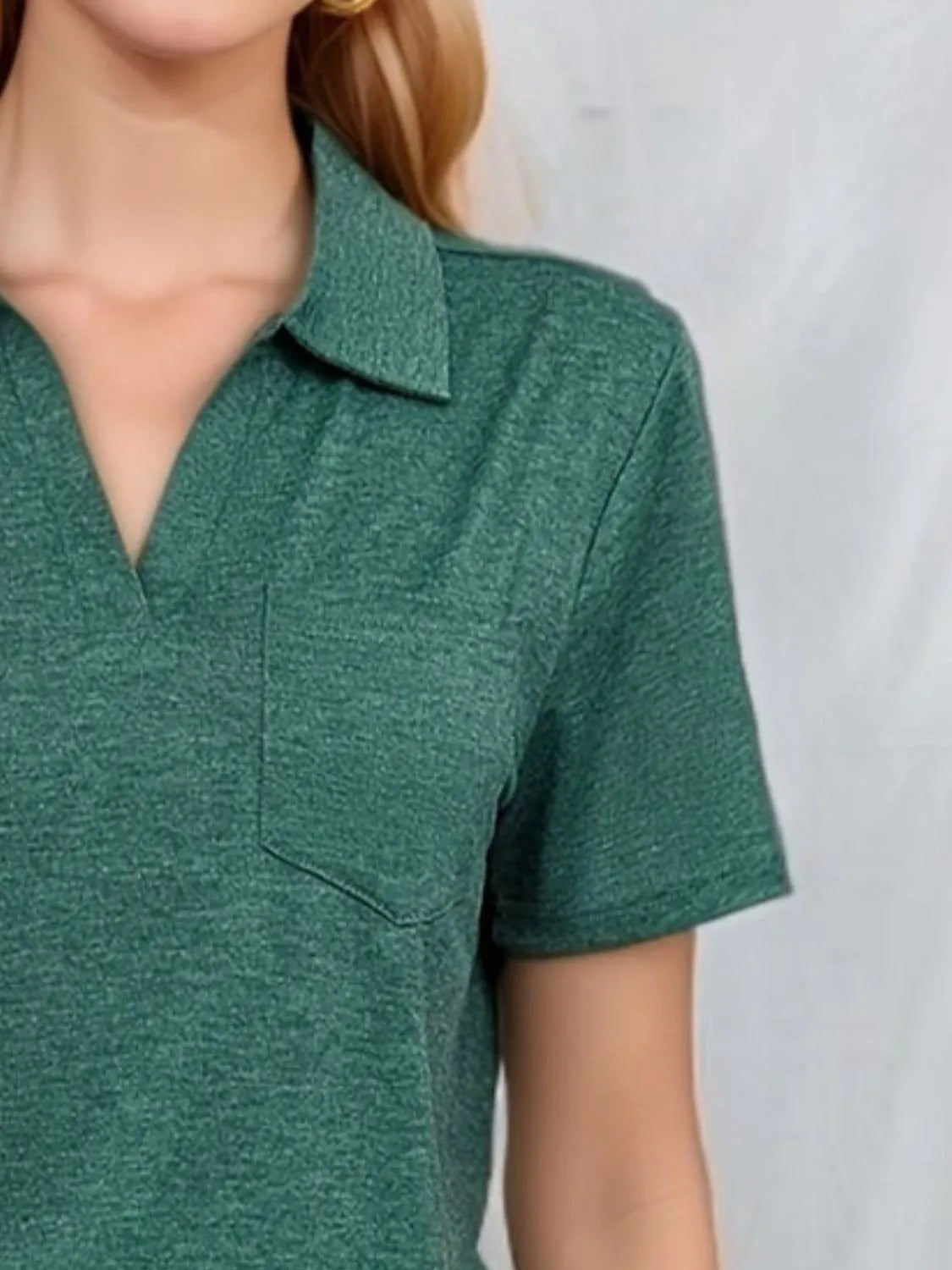 Classic Johnny Collar Short Sleeve T-Shirt - Fashlot 