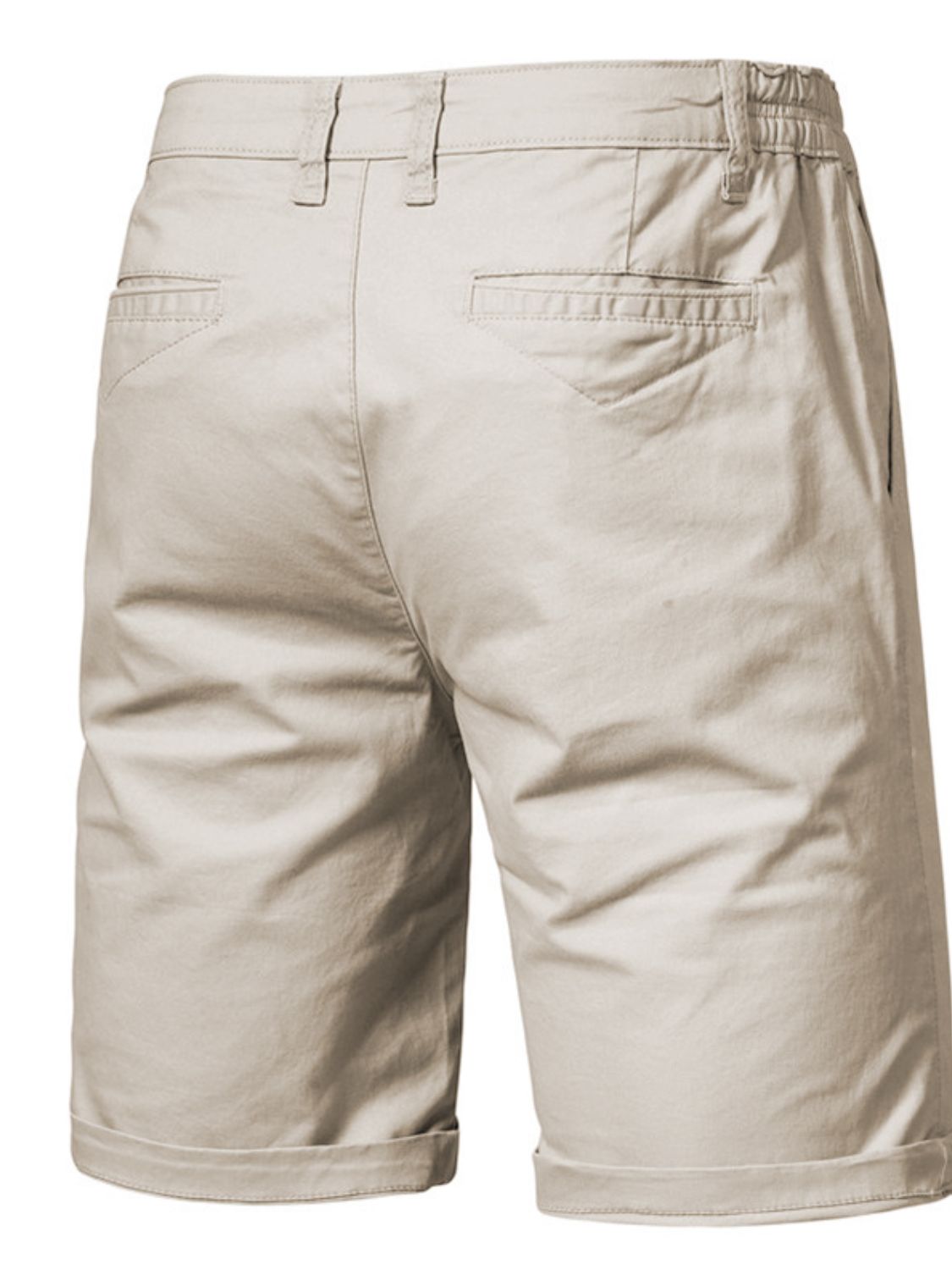 Men's Casual Elastic Waist Shorts with Pockets - Fashlot
