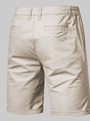 Men's Casual Elastic Waist Shorts with Pockets - Fashlot