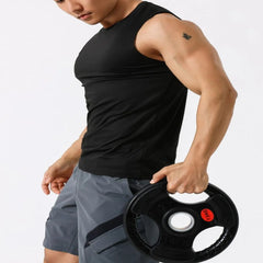 Men's Plus Size Round Neck Active Tank - Fashlot