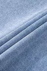 Women’s Button Down Short Sleeve Denim Dress - Classic, Clean, Effortless - Fashlot