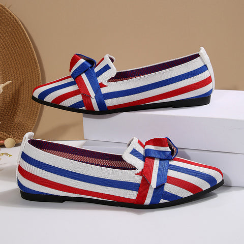 Women’s Mesh Point Toe Flat Slip-Ons – Lightweight, Stylish & Made for All-Day Comfort - Fashlot 