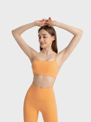 Women’s Crisscross Back Scoop Neck Active Cami – With Removable Pads - Fashlot