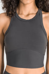 Racerback Cropped Sports Tank for Women – Lightweight Gym & Yoga Top - Fashlot