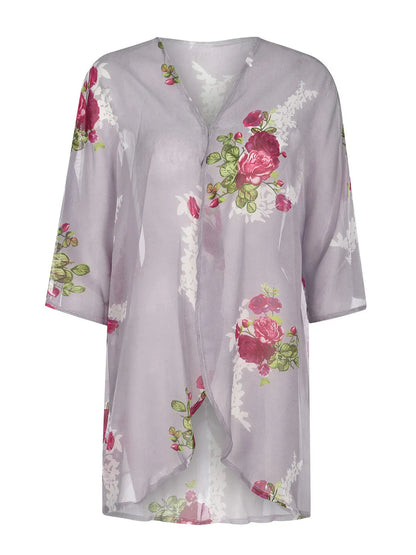 Open Front Half Sleeve Cover-Up – Light, Breezy & Beach-Day Ready - Fashlot