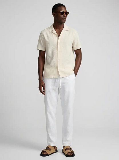 Men's Linen Drawstring Pants - Fashlot