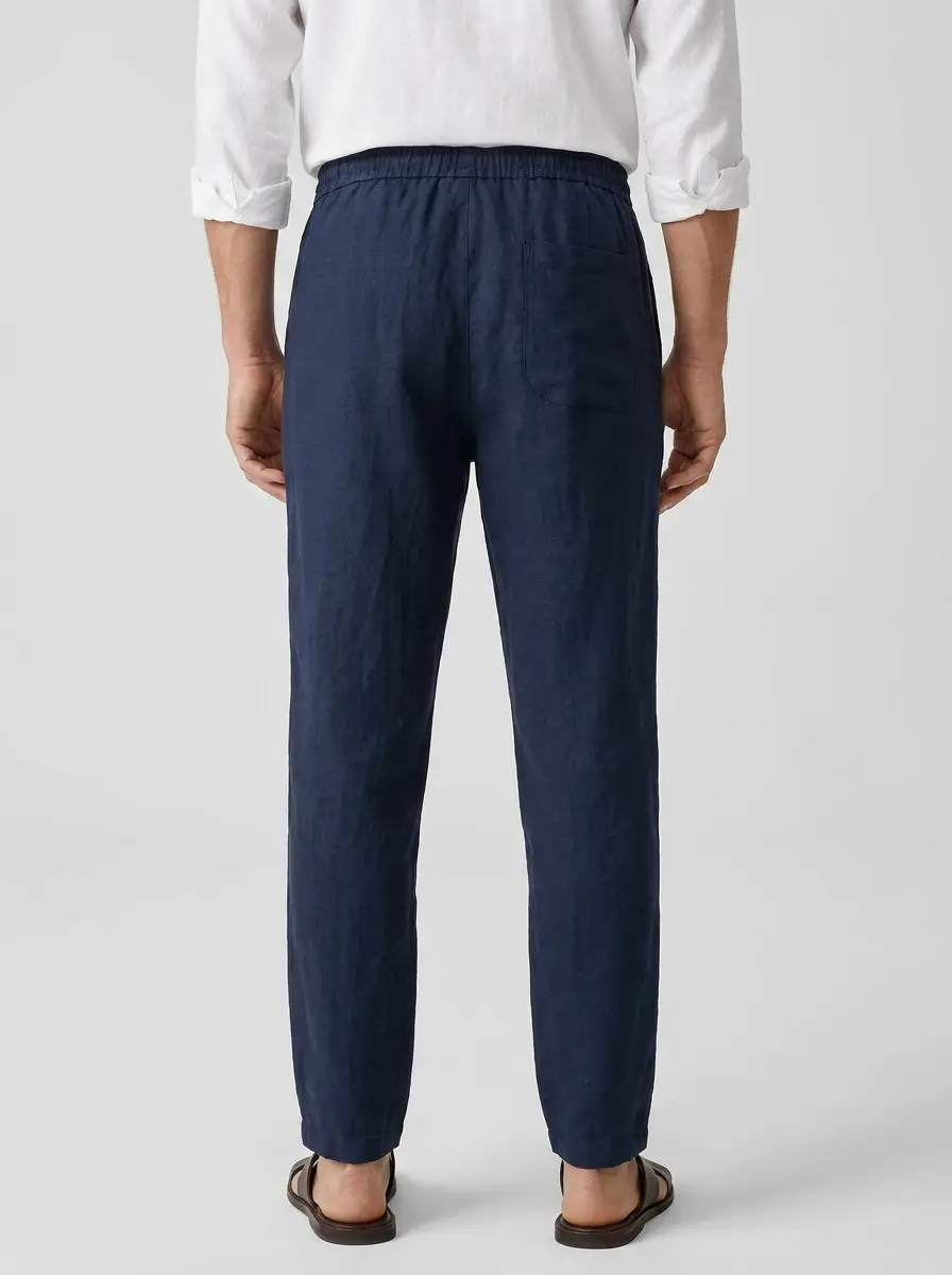 Men's Linen Drawstring Pants - Fashlot